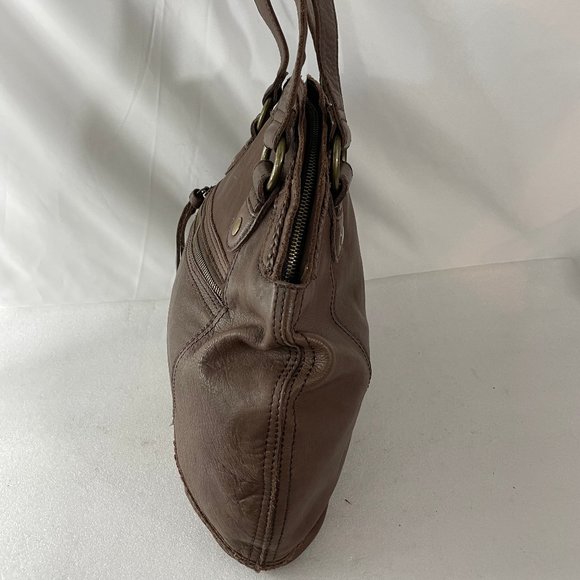 Lucky Brand Cow Hide Leather Shoulder Bag - Picture 4 of 15